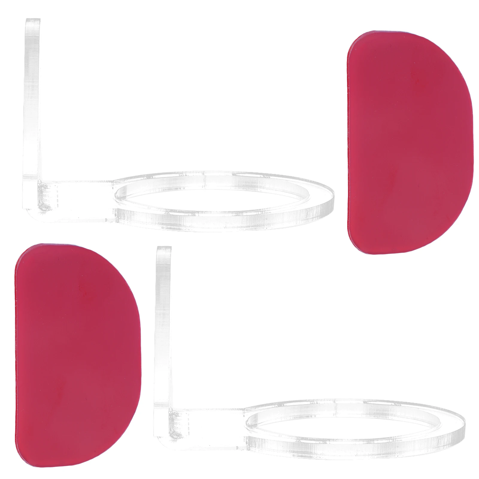

2pcs Baseball Display Stands Acrylic Wall Hanging Racks Durable Strong Hold Signed Balls s Bats Space Saving Gift Tennis