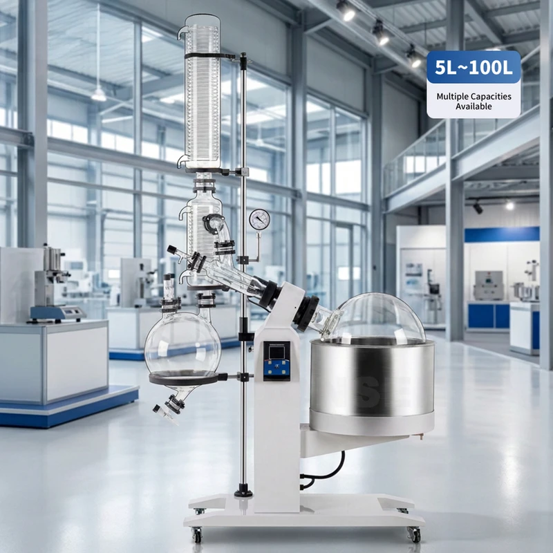 DONSEN 50L Vacuum Rotary Evaporator For Organic Extraction Processing And Chemical Distillation Applications