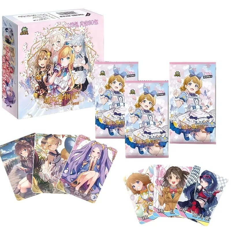 

Коллекционные карты New Goddess Story — полный набор Booster Box, аниме для девочек, TCG, игровые карты, коллекционные настольные игрушки, подарок на день рождения для детей