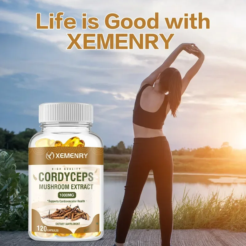 Xemenry-Cordyceps, suplemento de 1000 Mg, 120 tabletas