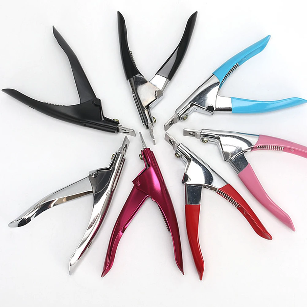 

Stainless Steel Nail Scissors Tools for Art Manicure Clamp Fake Clippers Clipnail