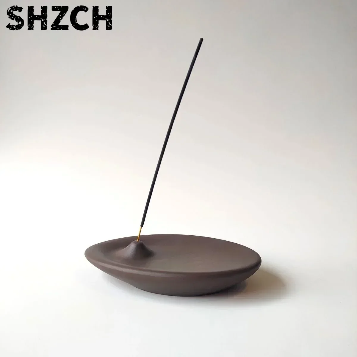 Incense Burner Cement Incense Plug Plate Home Decoration Yoga Meditation stoneware Incense Holder Handmade Meditation Gift