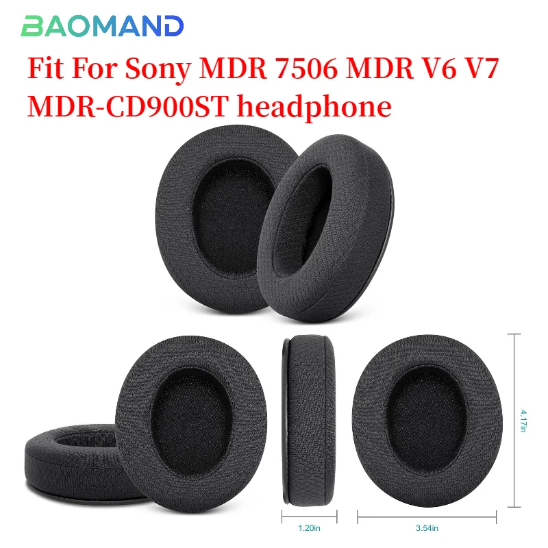 

Replacement Earpads Cushion For Sony MDR 7506 MDR V6 V7 MDR-CD900ST Headphones Memory Sponge Sleeves Cover Case Repair Parts