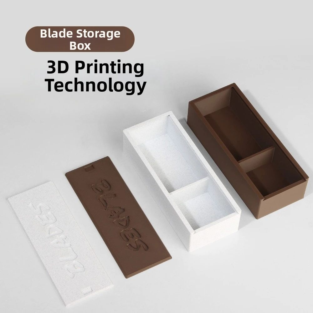 Edge Razor Blade Storage Case Blade Household Protection Safety Disposal Box view 2