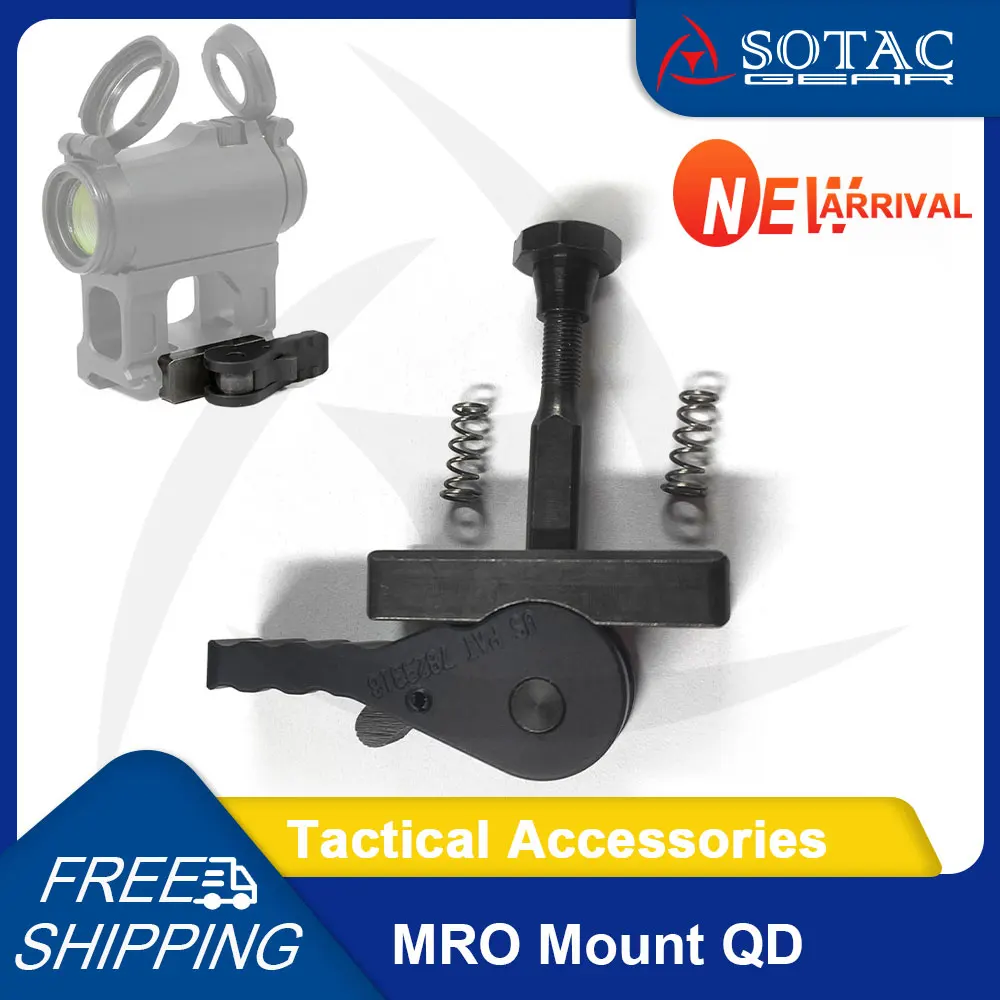 

2024 New MRO FAST QD Lever Sights Quick Release Red Dot Reflex Sight Mount SOTAC GEAR