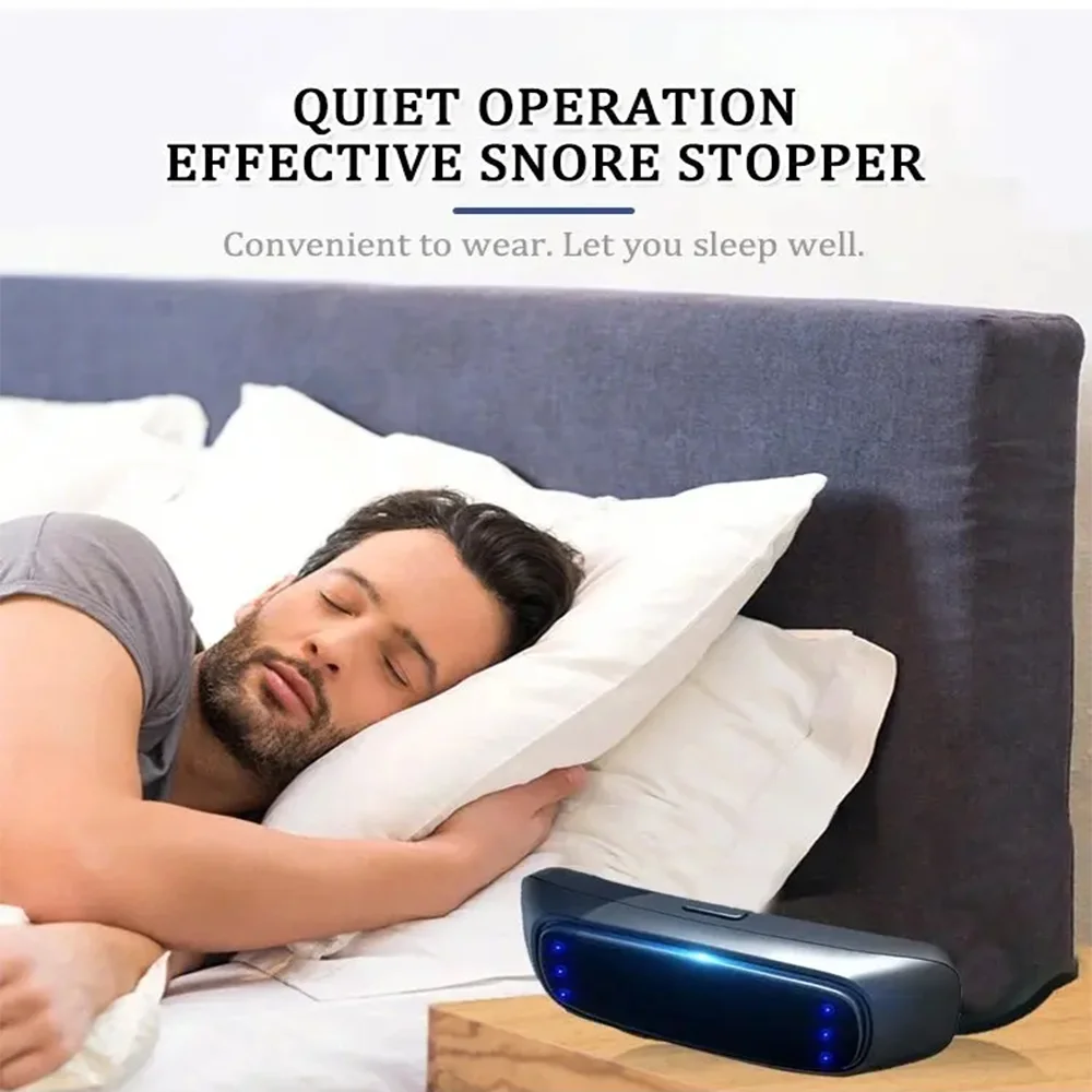 

Electric Anti Snoring Device Smart EMS Pulse Stop Snore Nose Clip Sleep Care Better Breath Aid Sleepping Ventilator