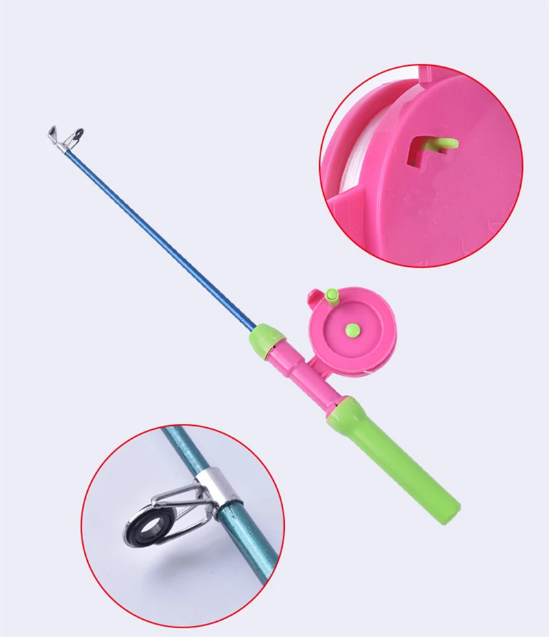 Free shipping 5pcs fishing rod line outdoor toys for kids kite animal kites flying children kites reel windsock fun fish kites