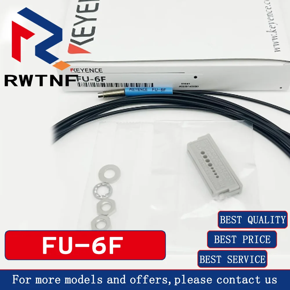 العلامة التجارية الجديدة حقيقية KEYENCE FU-6F عاكس M6 الألياف البصرية الاستشعار #4
