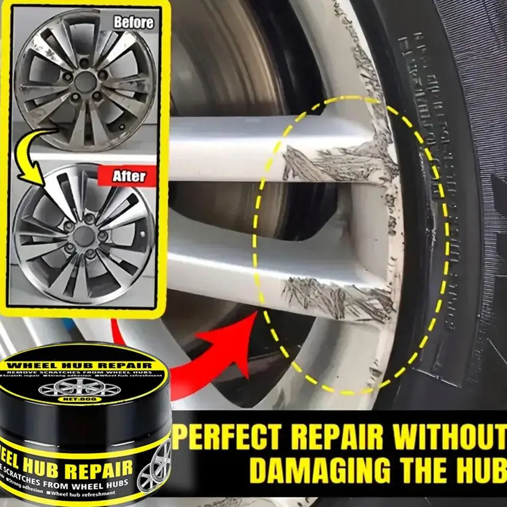 Car Wheel Rim Scrat…