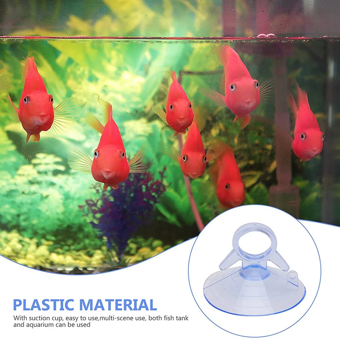 12 قطعة من حامل نباتات الهواء، أكواب شفط المكنسة الكهربائية لخزان الأسماك مع حلقات للنباتات المعلقة على بلاط الزجاج الأمامي، إلخ ساخن