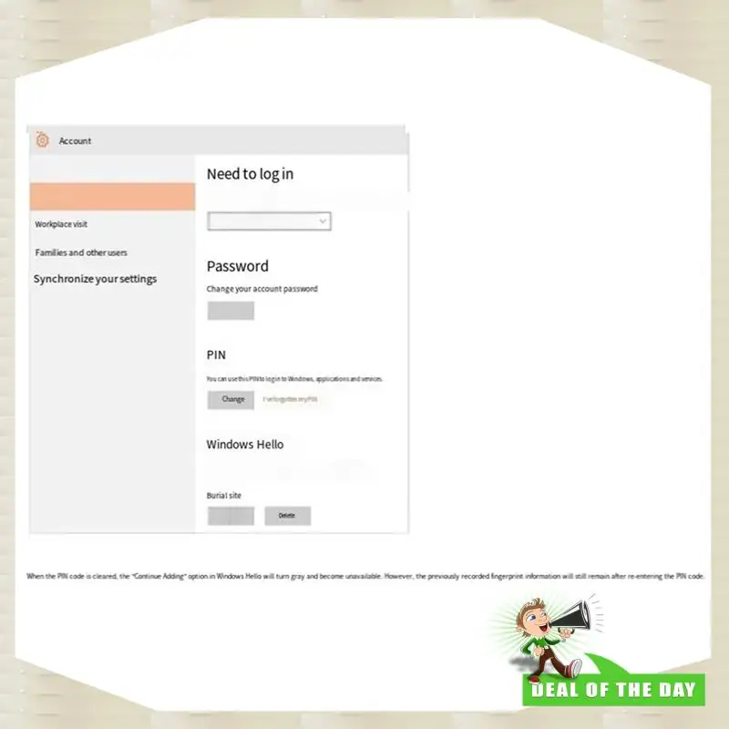 

24-часовая доставка, разблокировка отпечатков пальцев, разблокировка экрана настольного компьютера, замок для Windows Hello, настольный компьютер