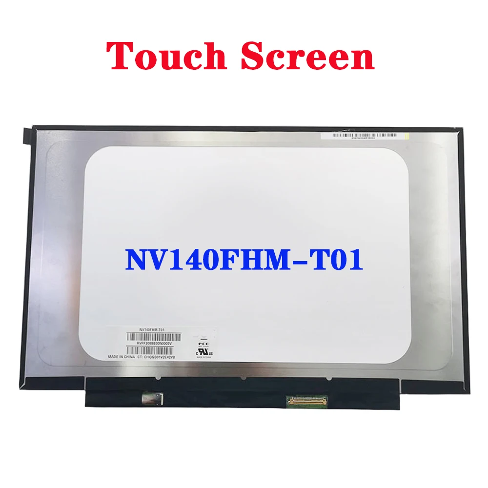 

14 Inch FHD Touch Screen NV140FHM-T01 EDP 40Pin 1920x1080 IPS Display Digitizer Panel