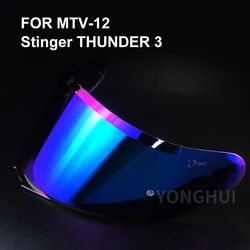 Full face helmet mask Helmet Visor for MT-V-12 For MT STINGER/THUNDER 3 V12 motorcycle helmets full face helmet