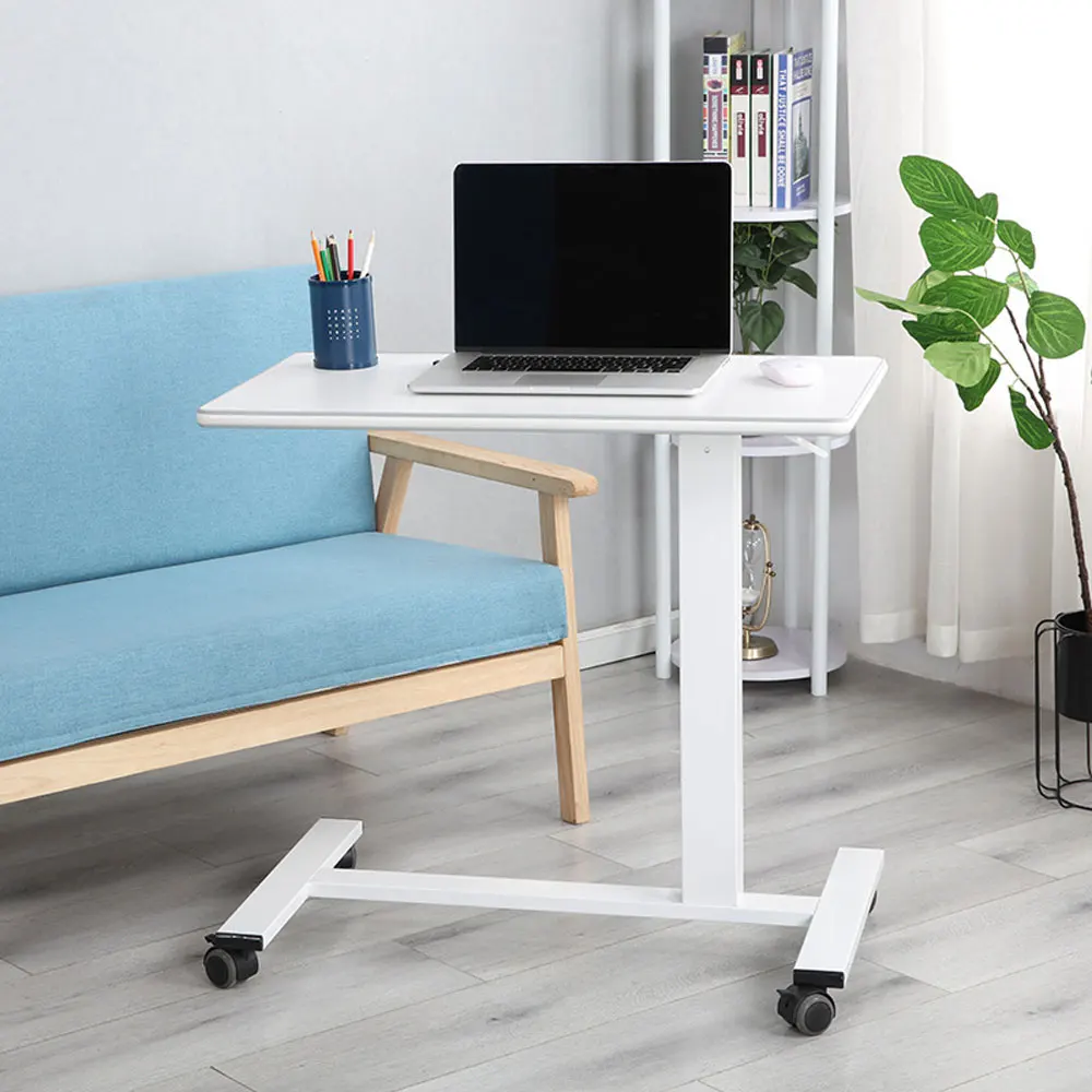 

Pneumatic Lift Bedside Table Simple Can Move The Computer Desk Home Rotary Desk Lazy Bedroom Safo