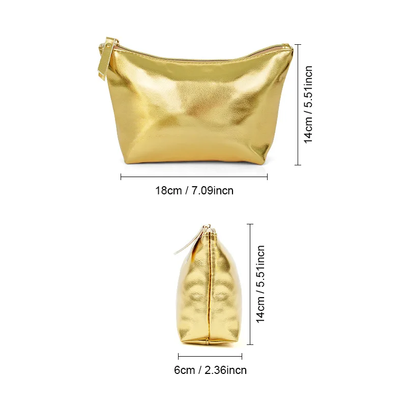 Makeup bag, girls' touch-up kit, portable storage bag for on-the-go use