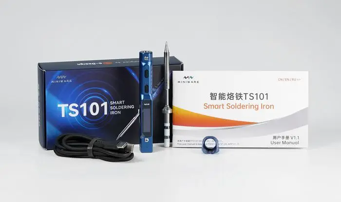 Punte Di Ricambio TS100-I Per Saldatore - Compatibili Con TS100, TS101 E Pinecil, Riscaldamento Rapido E Saldatura Precisa