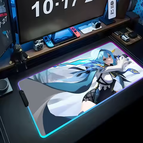 eula lawrence Mouse Pad RGB Gaming Mousepad Big LED Pad PC Desk Mat Luminous Mouse Pad Large Keyboard Mats Table Rug With