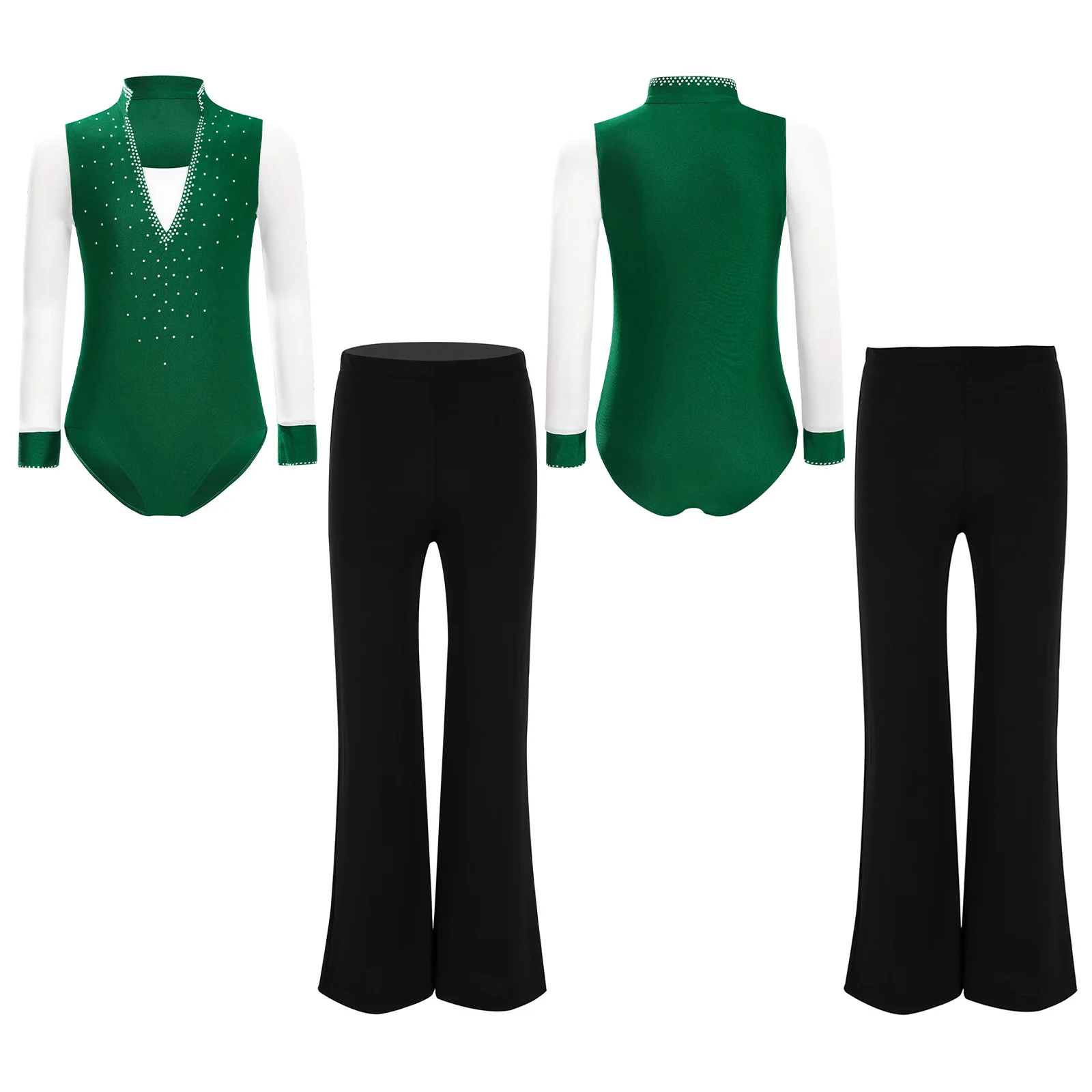 Crianças meninos jazz conjuntos de roupas de dança latina tango chahcha conjuntos camisa + calças crianças trajes desempenho dança palco