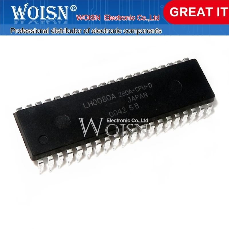 5pcs/lot LH0080A LH0080B LH0080 Z80A-CPU-D DIP-40 In Stock