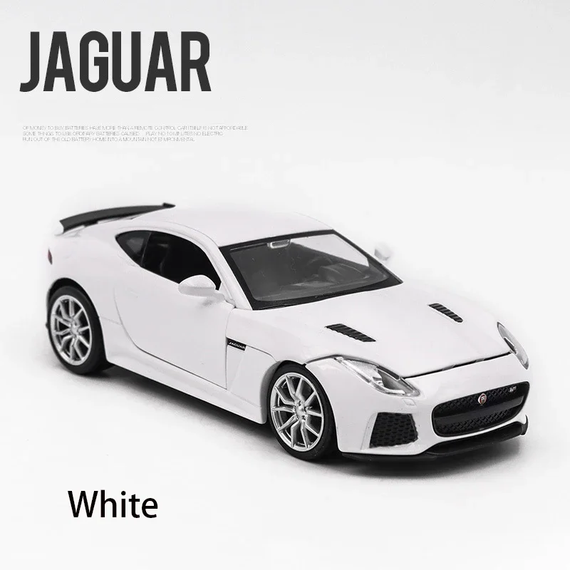 1:32 Jaguar F-type Sports Car Model Toy Simulation Sound Light Pull Back Alloy Die Cast Toys Vehicle For Boys Girls