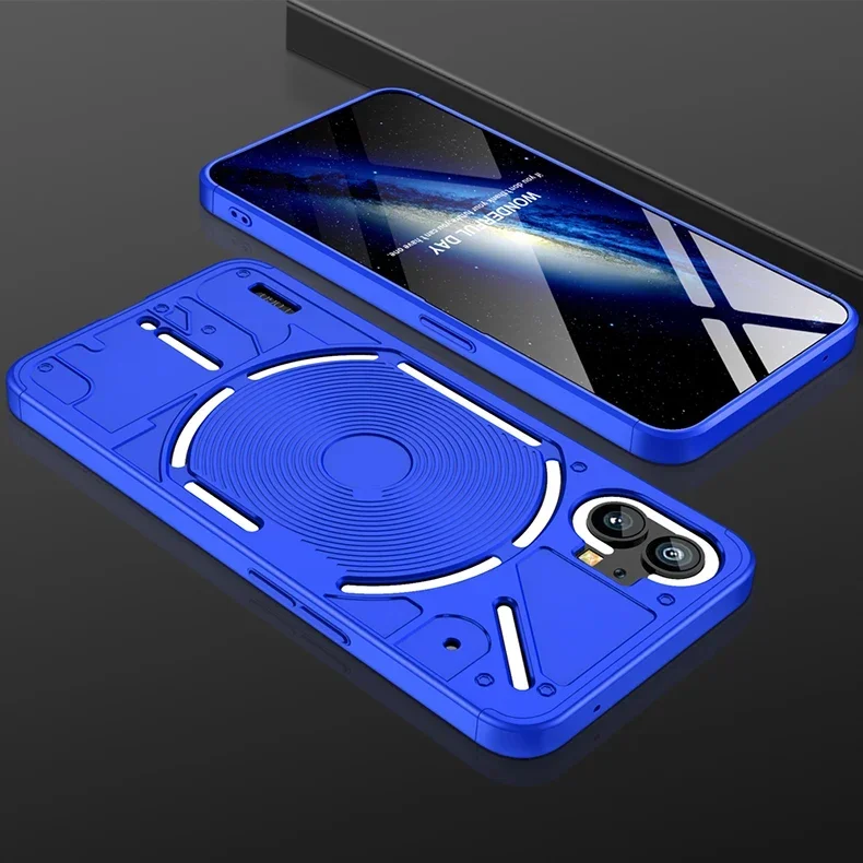 Hülle für Nothing Phone1 360-Grad-Vollschutz, hart, matt, stoßfest, Linsenschutzhülle für Nothing Phone 1 – Detail 12