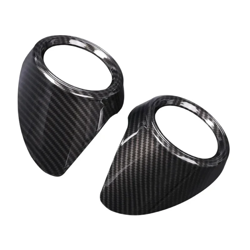 

For Alfa Romeo Giulia 2017-2020 ABS Carbon Fiber Car Rear Row Air Conditioning Vent Outlet Cover Trim Interior Car Accessories