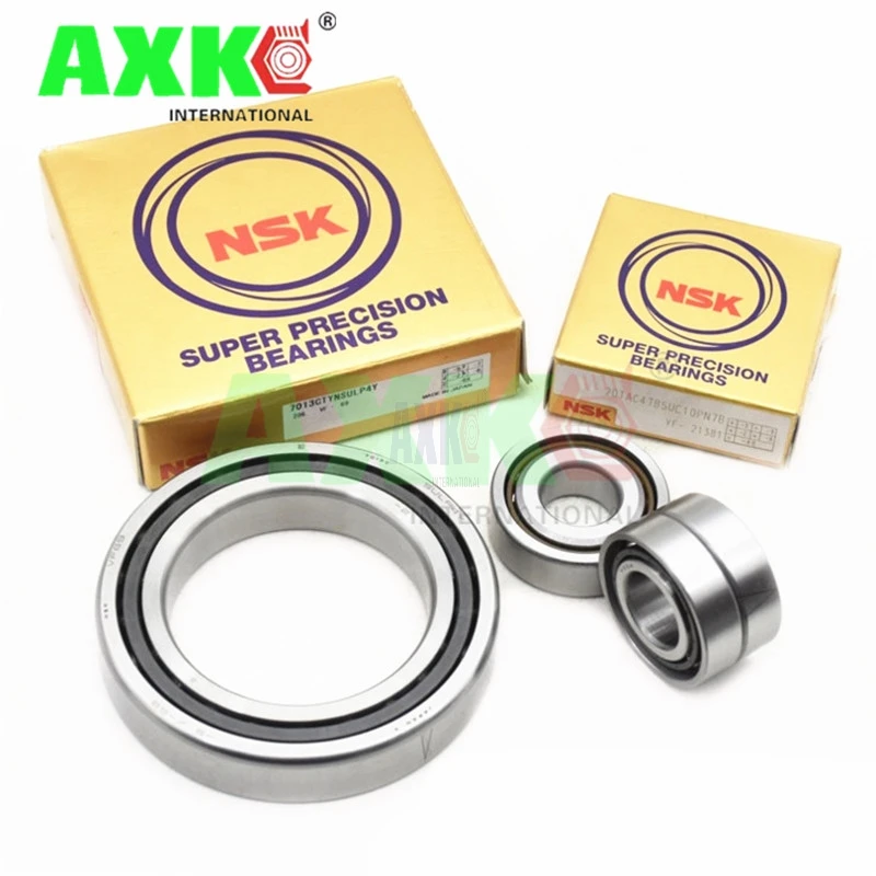 Nsk Velocidade Vedação Máquina de Gravura do Eixo Rolamento Original p4 p5 Abec5 Abec7 H7000c H7001c H7002c H7003c H7005c H7007c dt