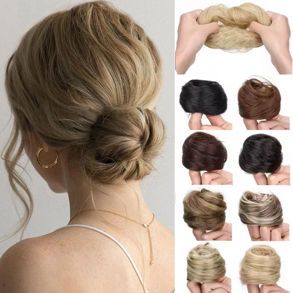 

Ladies' Synthetic Elegant Messy Hair Strands Elastic Rubber Bands Cute Hair Accessories Hair Extensions