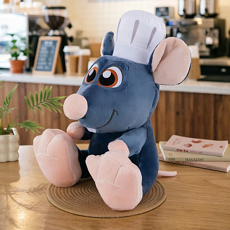 Remy the Rat Chef Plush Doll from Ratatouille Available in 3 Sizes, Soft Fluffy Stuffed Animal Great for Collection & Home Decor - view 4