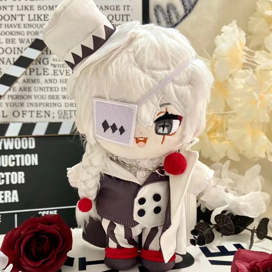 Anime Bungo Stray Dogs Gogol Property Cosplay Dress UP Clothing Stuffed Toys Souvenir Fluffy Dolls Ornament Halloween Xmas Gift