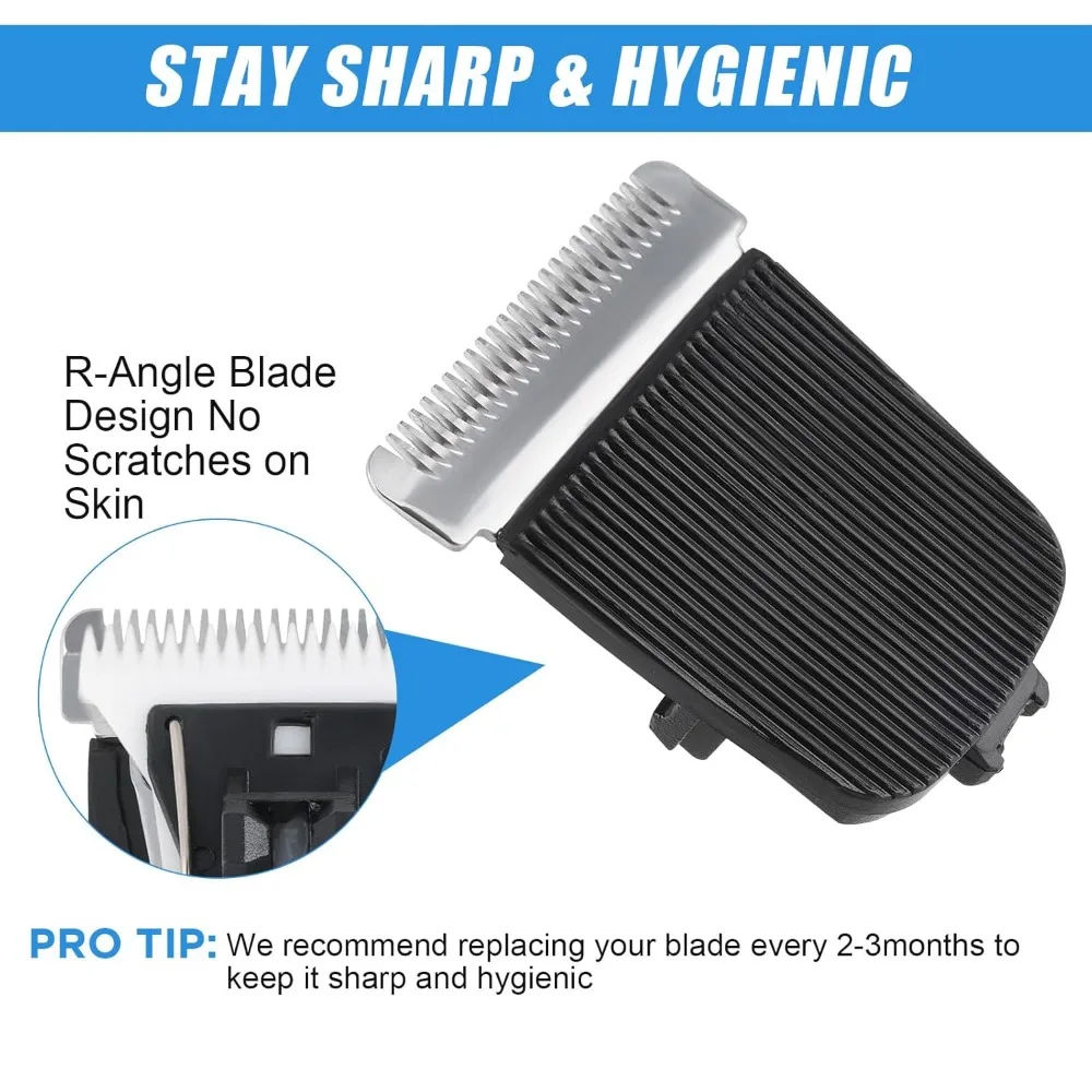 1/2Pcs Replacement Blade Compatible with Manscaped The Lawn Mower 4.0 3.0 2.0 Electric Groin Hair Trimmer,for Clipper Blades Fit image 5