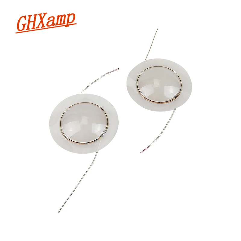 25.4mm Tweeter Speaker Voice Coil 25.5 Core Polymer Milk White film Commonly Used Maintenance Parts 8ohm 2PCS