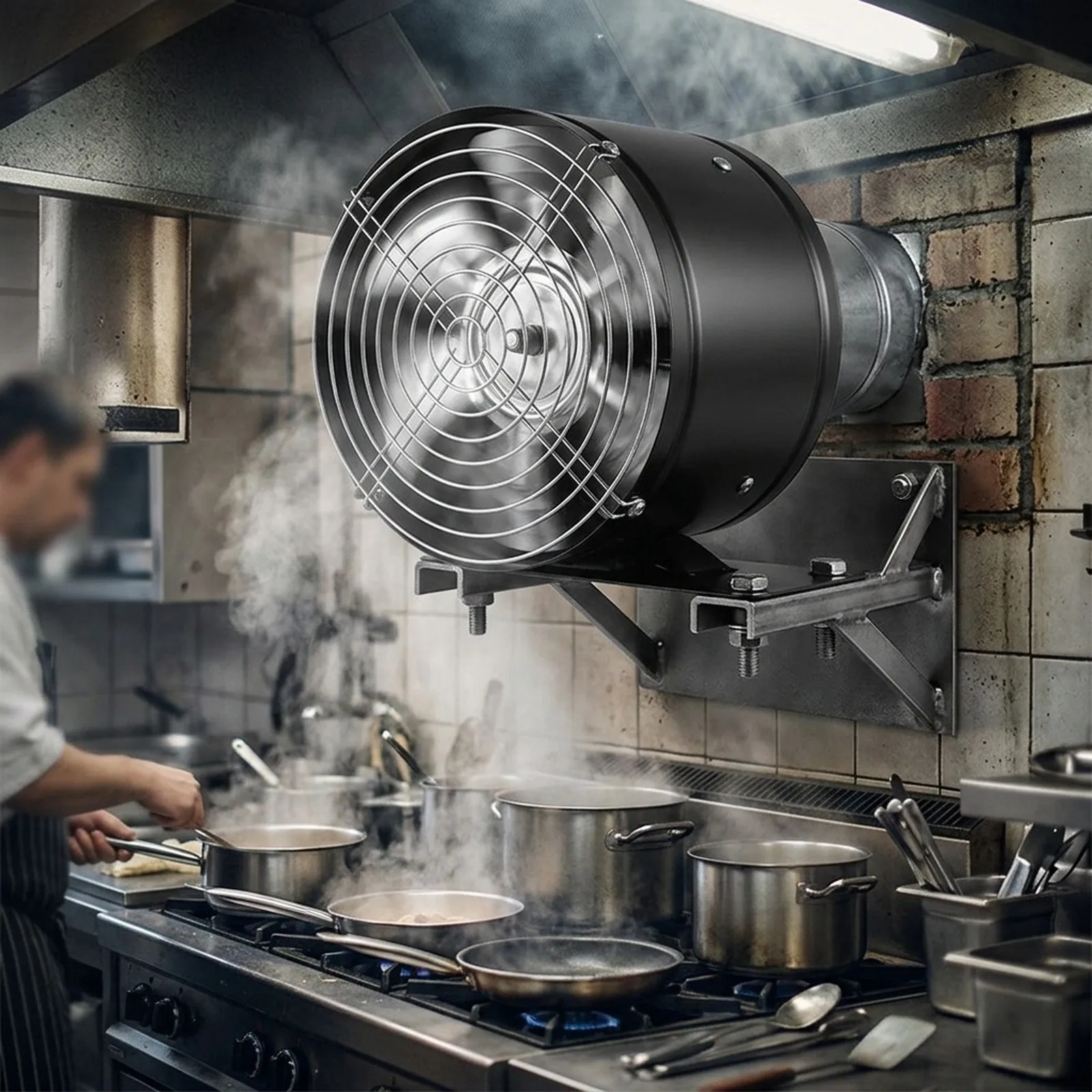 New for exhaust Fan Extractor Duct Fan With Base 150mm 220V 40W 50Hz 600 M³/h Power Saving Reinforced Strong Suction