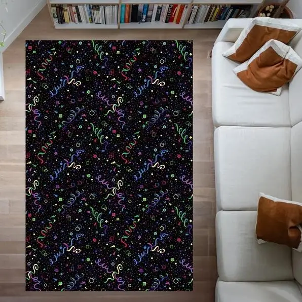 Arcade Machine Gamer Rug Retro Gaming Floor Mat Video Game Room Carpet Pixel Art Rug Gaming Setup Decor Neon Arcade Runner