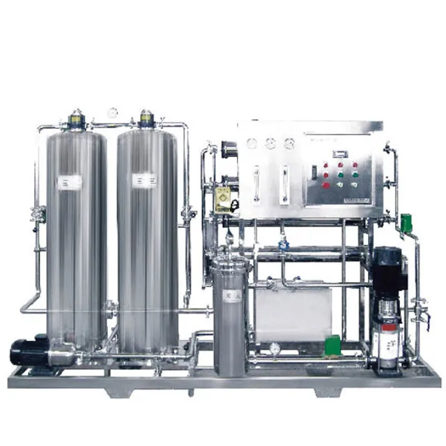RO Water Purifier Plant 500LPH Stainless Steel 304/316 PLC Pump High Efficiency Reverse Osmosis Water Filter System