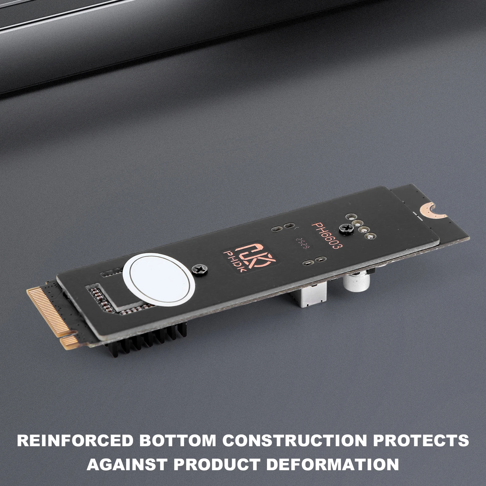 M2 PCIE NVME To TYPE E Expansion Card Riser ASM3242 Chipset M2 M Key PCIe To USB3.2 Front Panel Expansion Card for Desktop