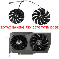 2Pcs/Set,GA92S2U GAA8S2U,GPU Cooler,Video Card Fan,For ZOTAC GAMING RTX 3070 Twin Edge OC White,GAMING RTX 3060 Ti AMP White LHR