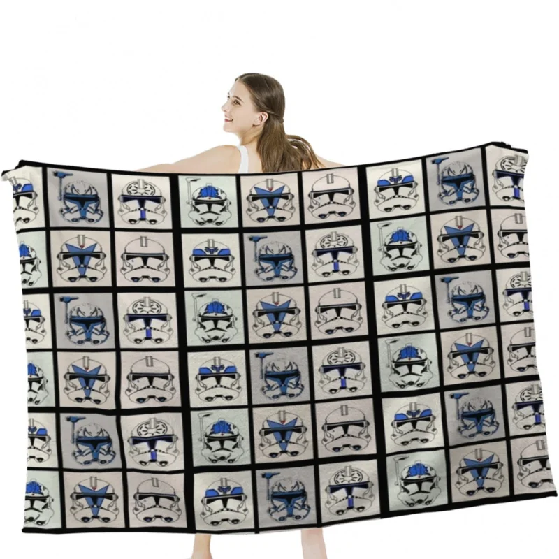 Clone Troopers - Good Soldiers Follow Orders Throw Blankets Airplane Travel Decoration Soft Warm Bedspread