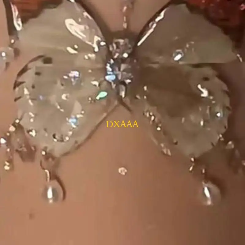 DXAA多層真珠女性用レグチェーンベルト太もものチェーンダンスプロムパーティーとコスプレアクセサリー