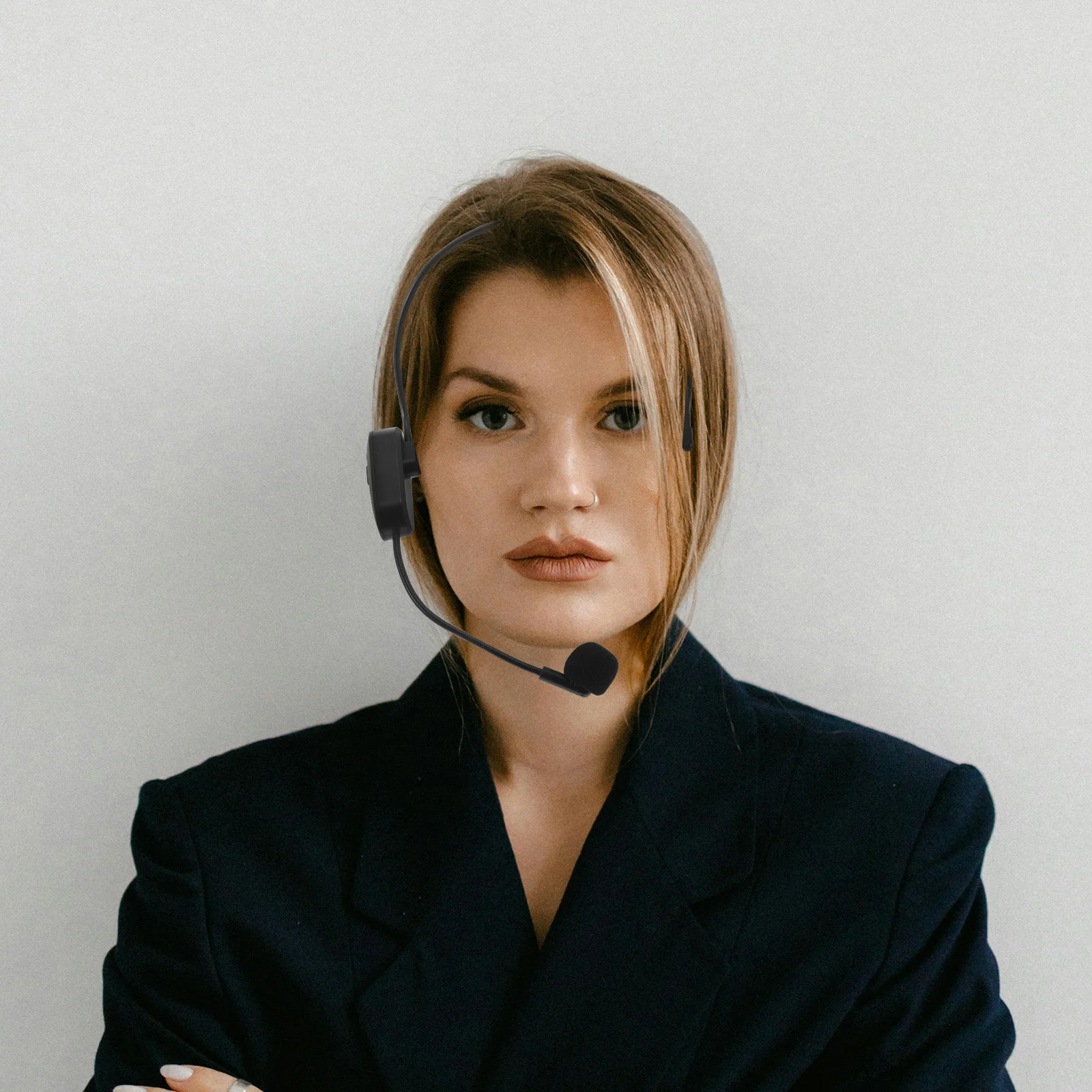 

1Set Wireless Headset Mic Multidevice Compatible for Teaching Voice Amplification Stage Performances School Mic