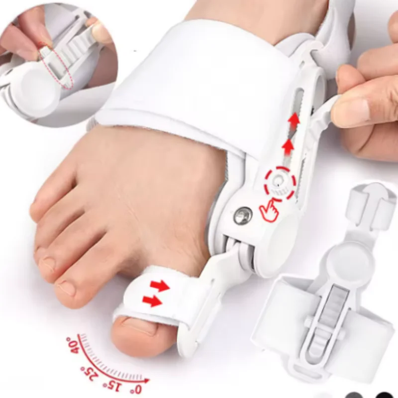 

Adjustable Bunion Straightener Toe Corrector Big Toe Eversion Splint Hallux Valgus Corrector Foot Care Pain Relief Tools