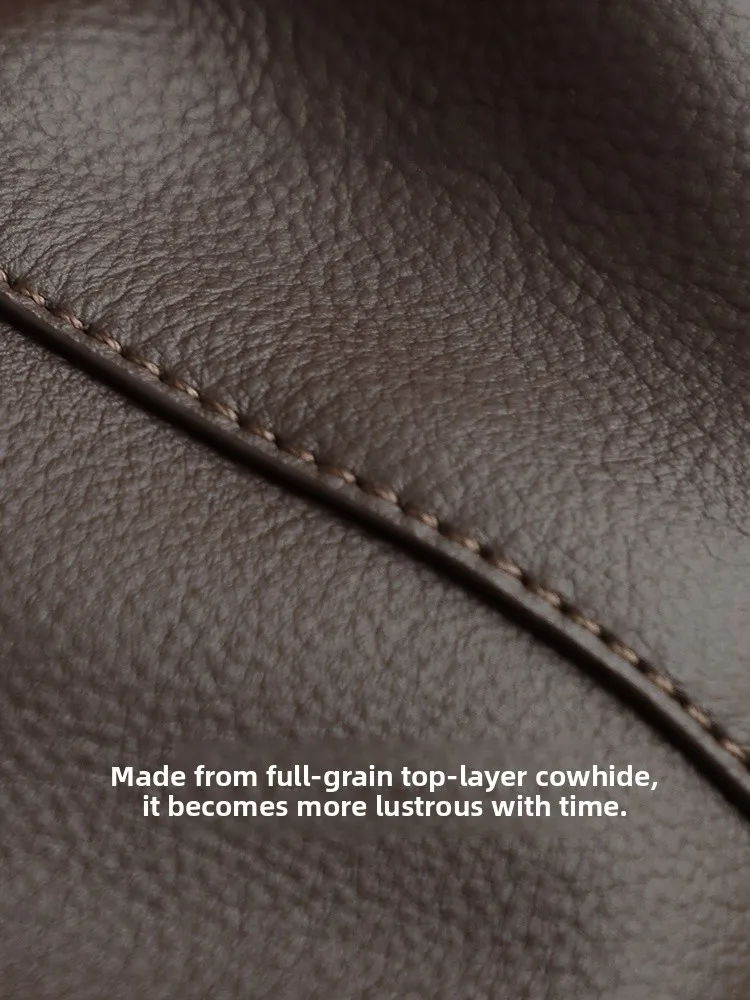 

evennie Large Capaci Cowhide Leather Casual oulder Bag Women's Tote Bag Underarm Bag Faion Trend Autumn Winter Bag