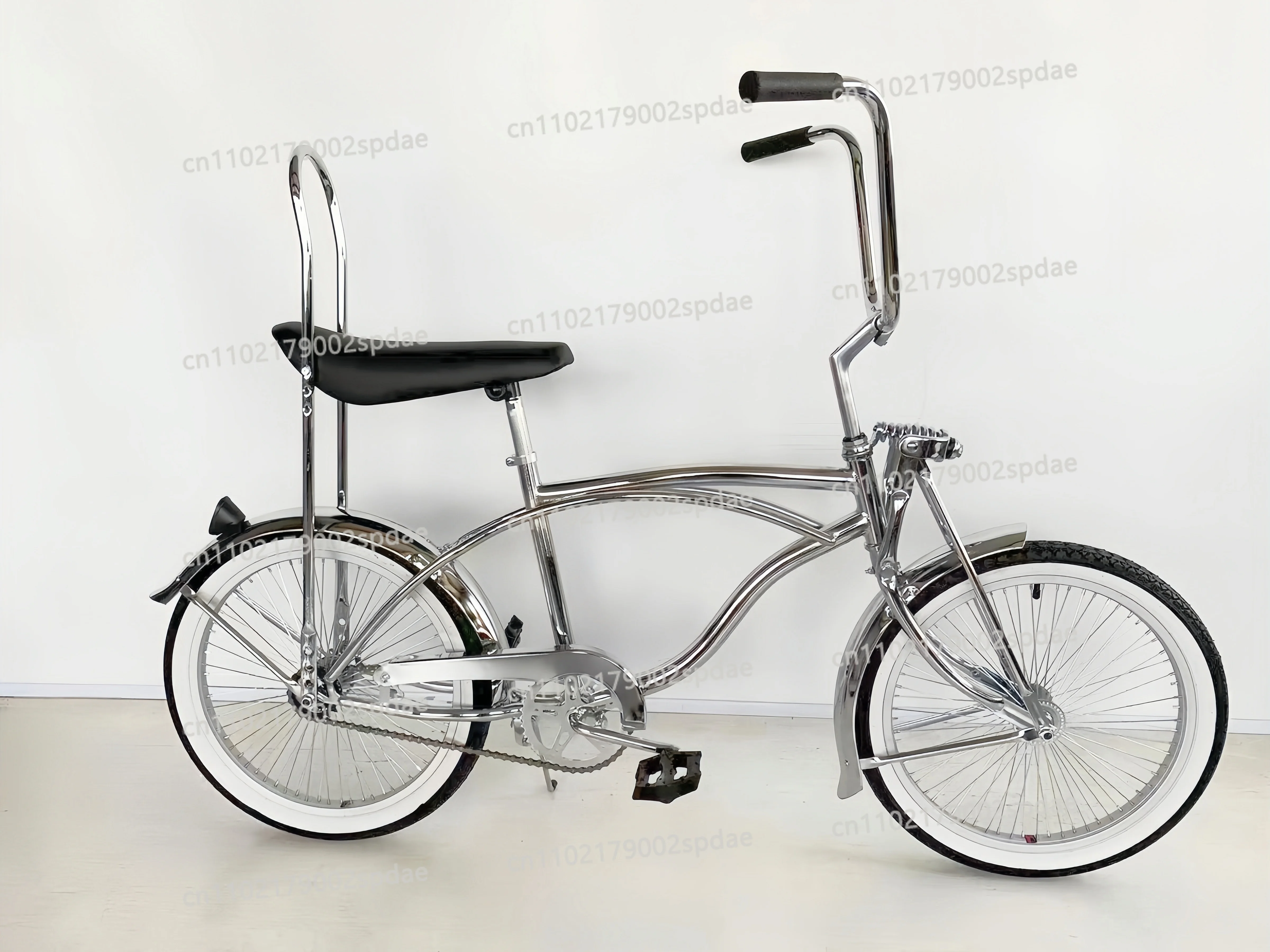 20 Inch Silver Lowrider Bike