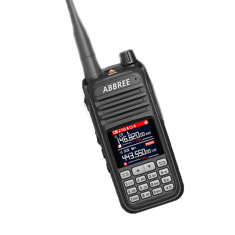 ABBREE AR-730 EU Plug Walkie Talkie двухсторонняя радиостанция, беспроводной комплект, приемник дальнего радиуса действия с HD дисплеем