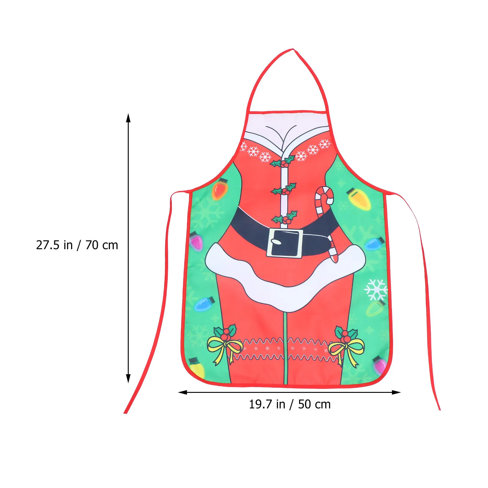 

3Pcs Xmas Printed Aprons Waterproof Cooking Apron Home Kitchen Aprons Chef Supply Christmas Decoration Chef Apron