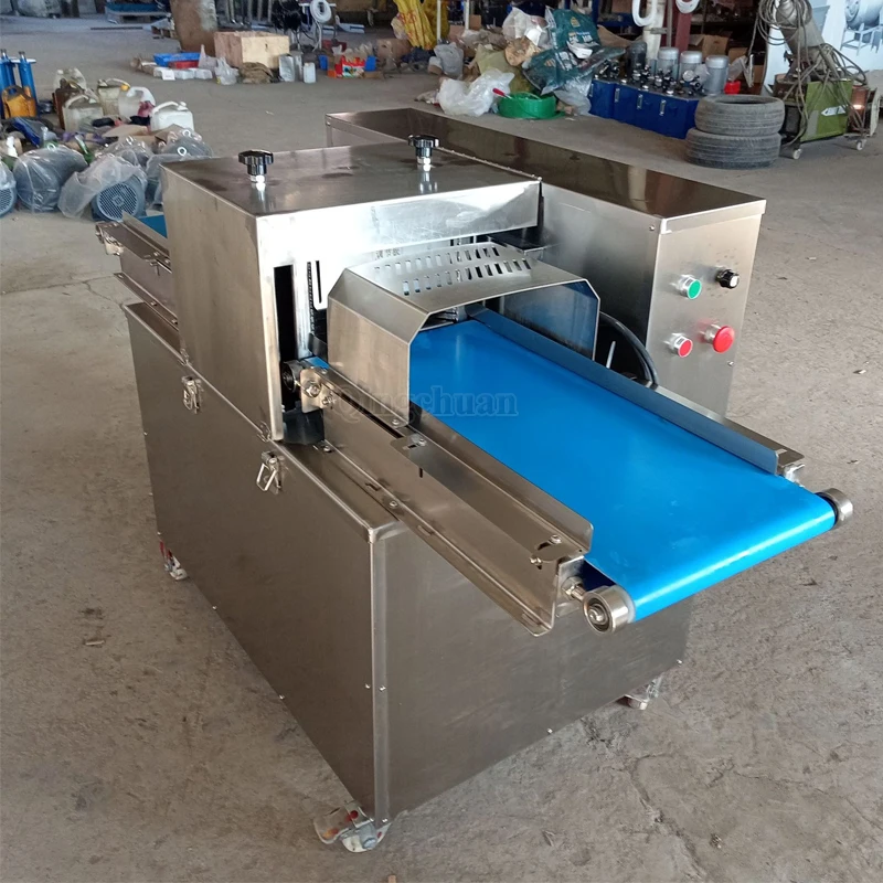 Fresh Meat Slicer Automatic Beef Pork Chicken Breast Dicing Commercial Meat Cutting Machine Multilayer Beefsteak Maker