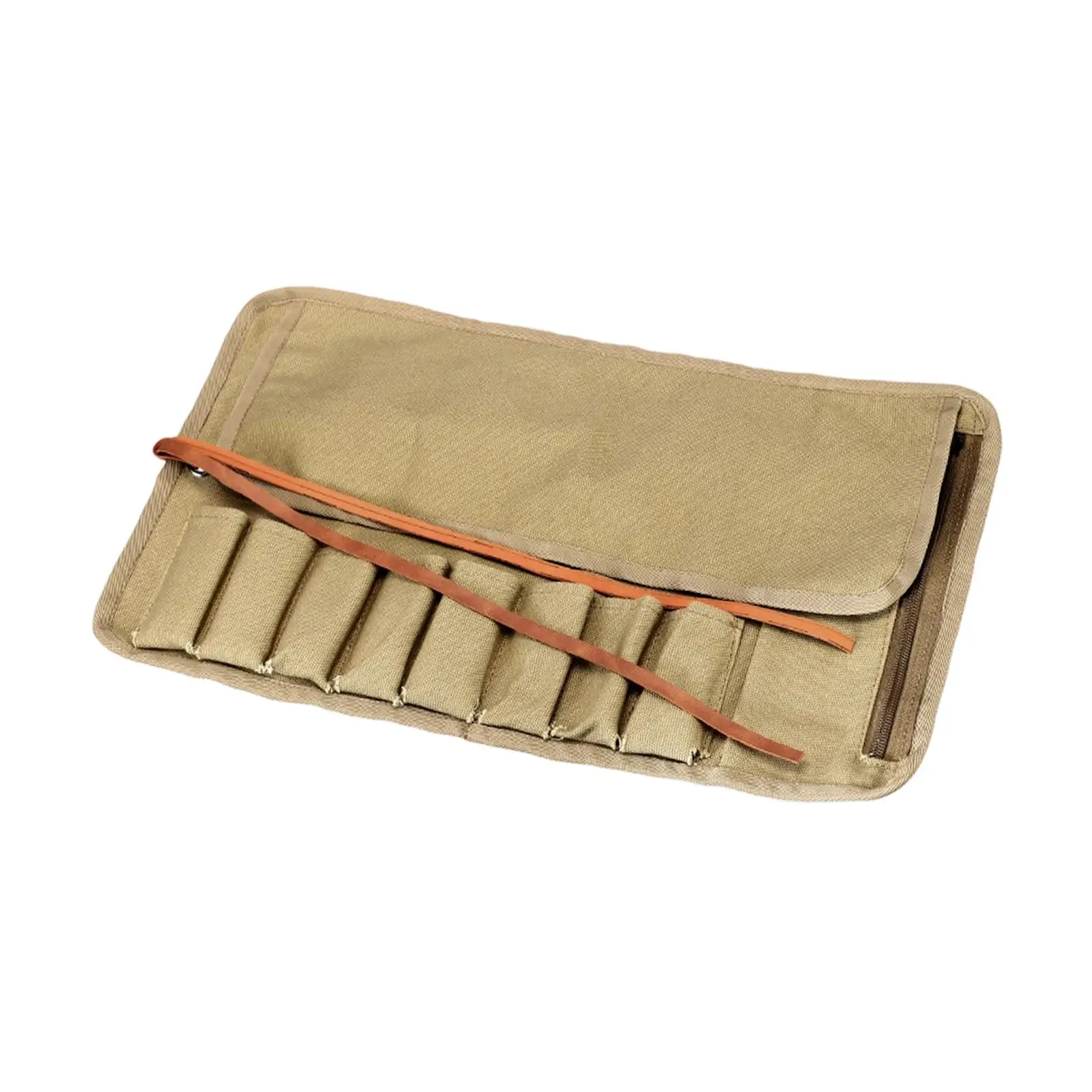 8 Slots Roll up Storage Pouch Holder, Hardware Tools Organizer Tools Bag for Screwdrivers Outdoor Work DIY Enthusiasts Travel