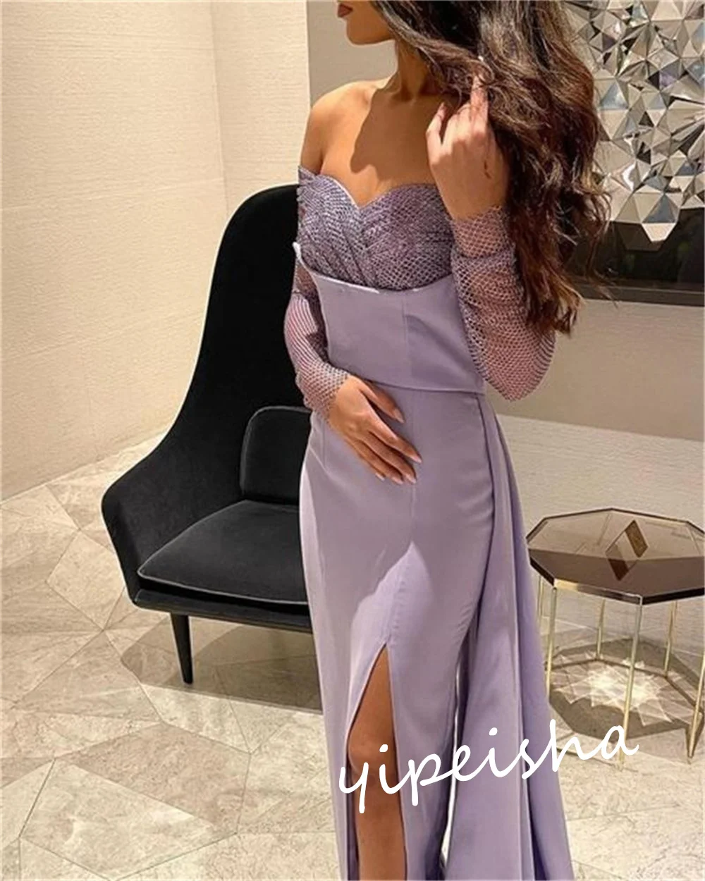 Ball Dress Saudi Arabia Prom Satin Pleat Birthday A-line Off-the-shoulder Bespoke Occasion Gown Long Dresses