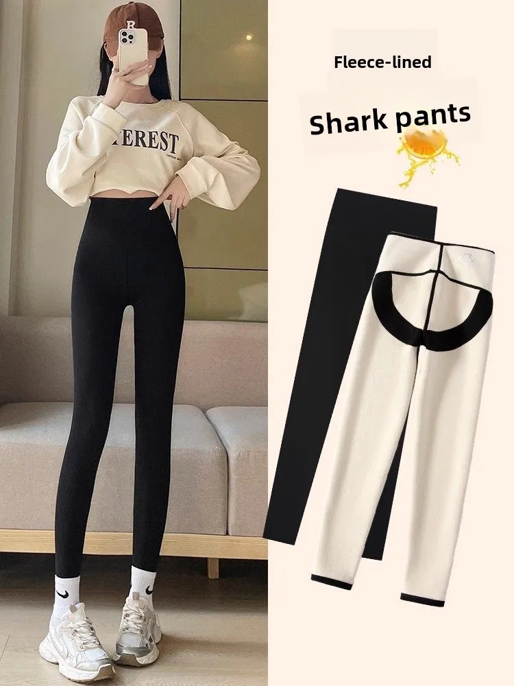 

Зимние утепленные брюки для йоги, женская модная верхняя одежда, облегающие брюки с высокой талией, удобные дышащие женские брюки