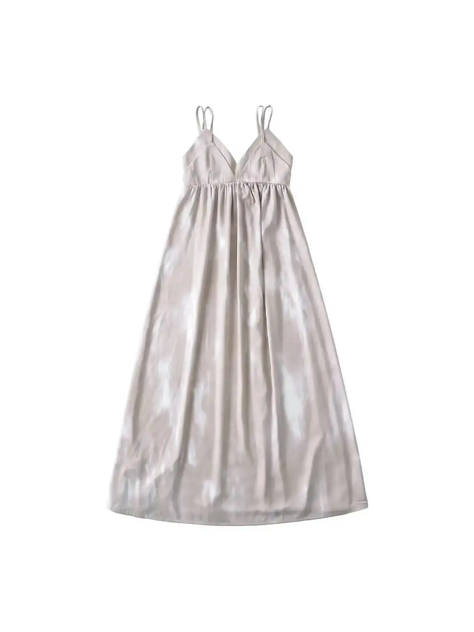 Summer New French Suspender Dress Elegant Gentle Temperament For Women Long Dresses Slim Fashion Sexy Women Tops Robe VN3H